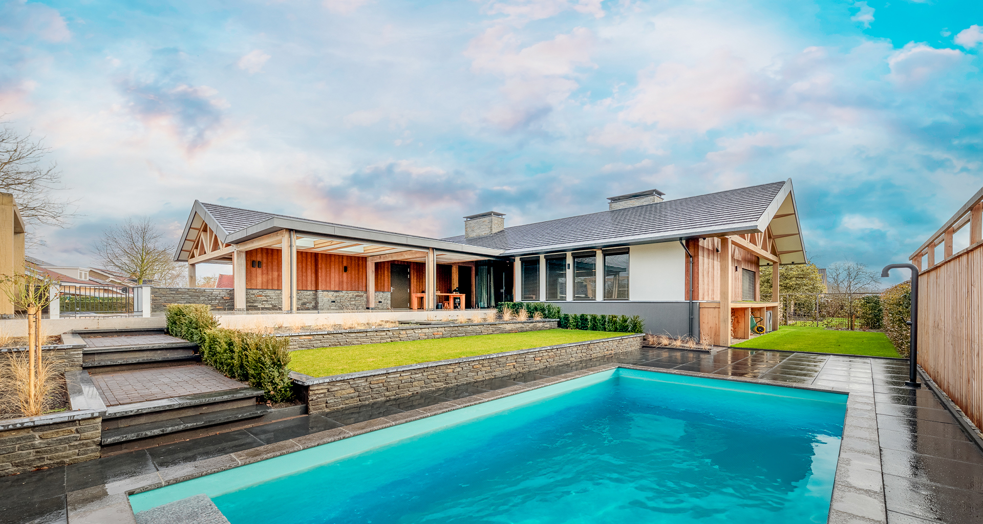 Luxe Scandinavische villa in de Noordoostpolder