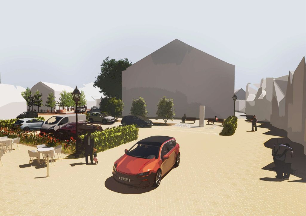 Render 2 straatplan Oude dorp Urk